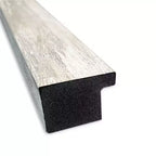 Espejo de pared de baño estrecho, agrietado, no biselado, de 71 x 71 cm, color plateado metálico