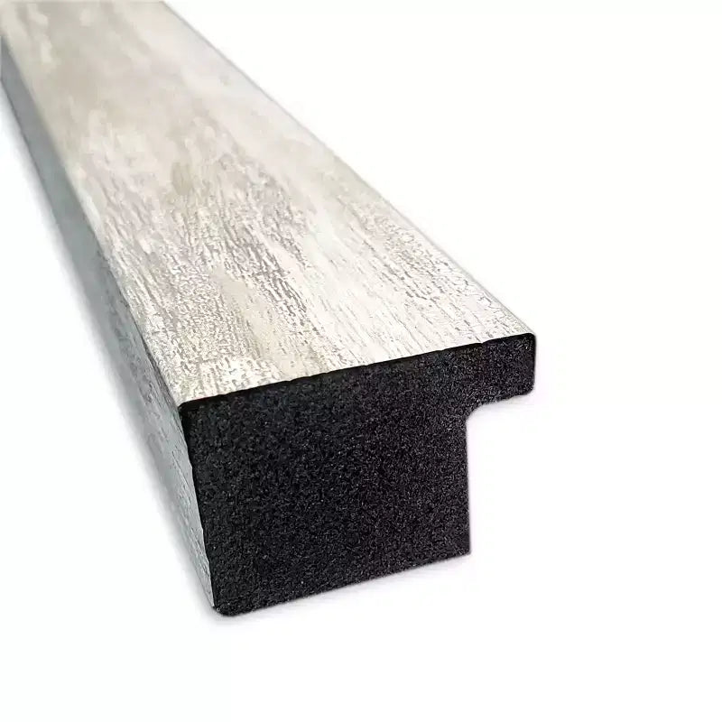 Espejo de pared de baño estrecho, agrietado, no biselado, de 71 x 71 cm, color plateado metálico