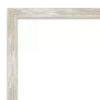 Espejo de pared de baño estrecho, agrietado, no biselado, de 71 x 71 cm, color plateado metálico