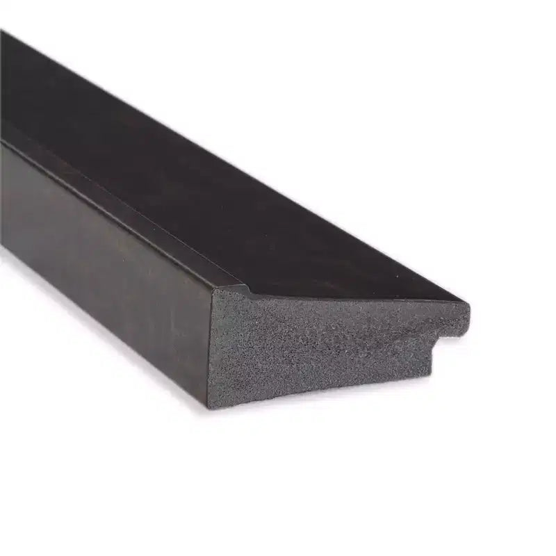 Espejo de pared estrecho de bronce moteado sin bisel de 22" x 28"
