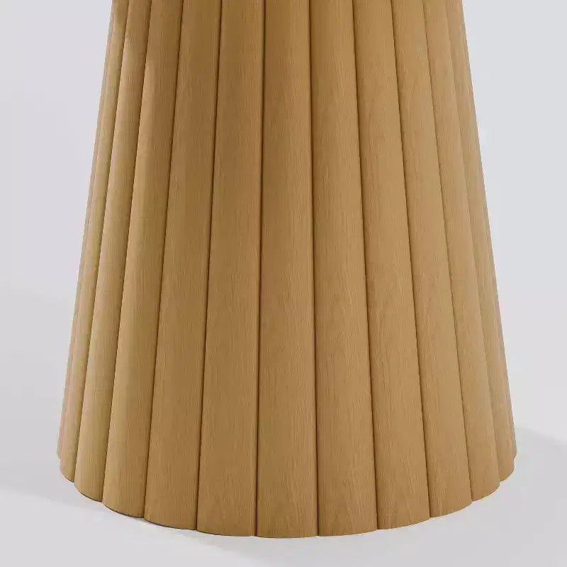 Mesa de comedor redonda de madera maciza de 46 pulgadas