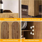 Mueble de cocina con estantes ajustables