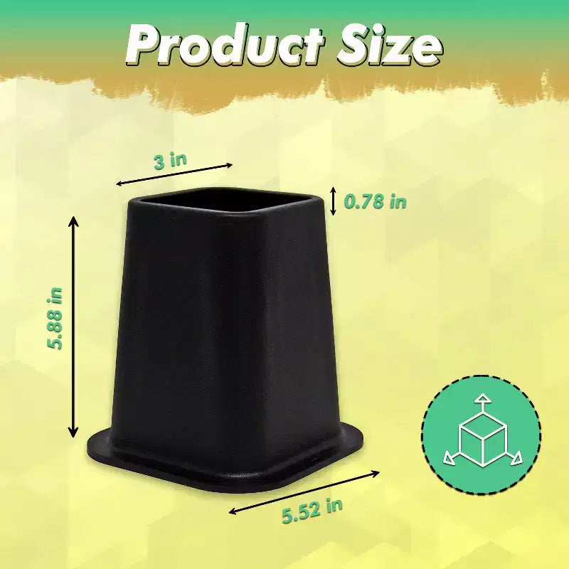 Juego de elevadores resistentes para cama