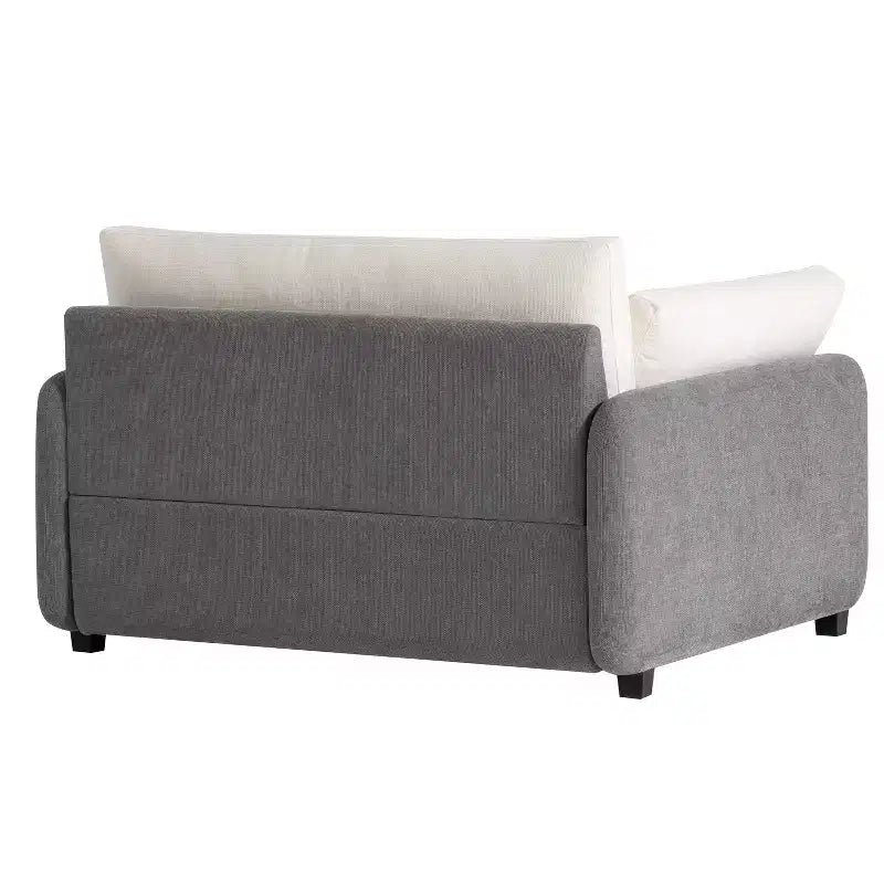 Sillón de chenilla de gran tamaño de 50" con bloques de color llamativos
