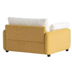 Sillón de chenilla de gran tamaño de 50" con bloques de color llamativos