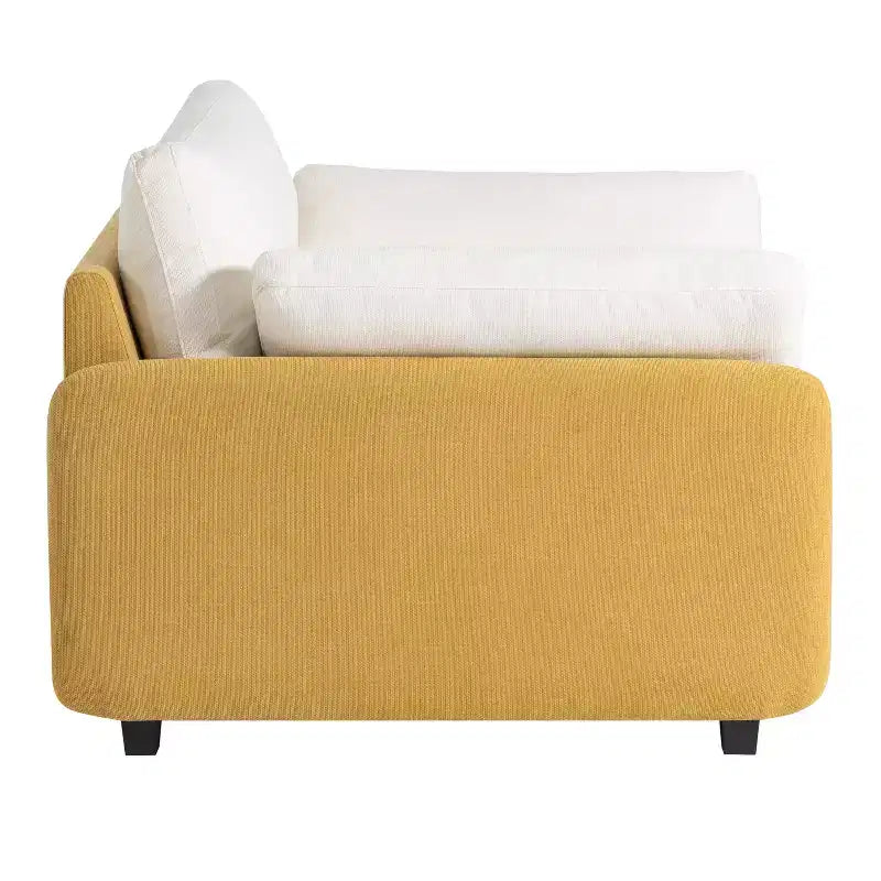 Sillón de chenilla de gran tamaño de 50" con bloques de color llamativos