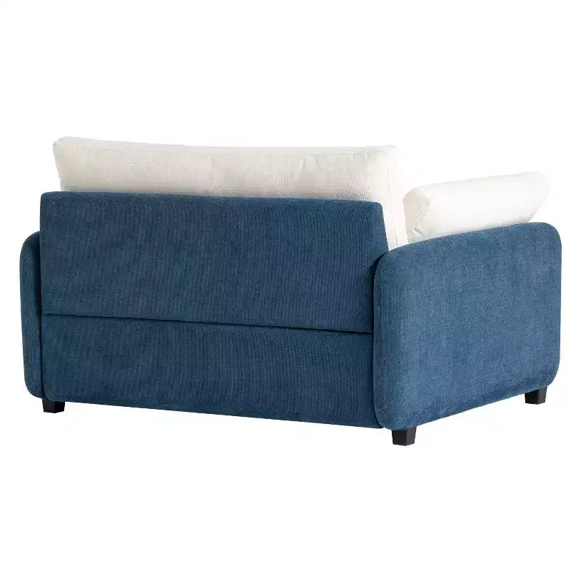 Sillón de chenilla de gran tamaño de 50" con bloques de color llamativos