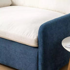 Sillón de chenilla de gran tamaño de 50" con bloques de color llamativos