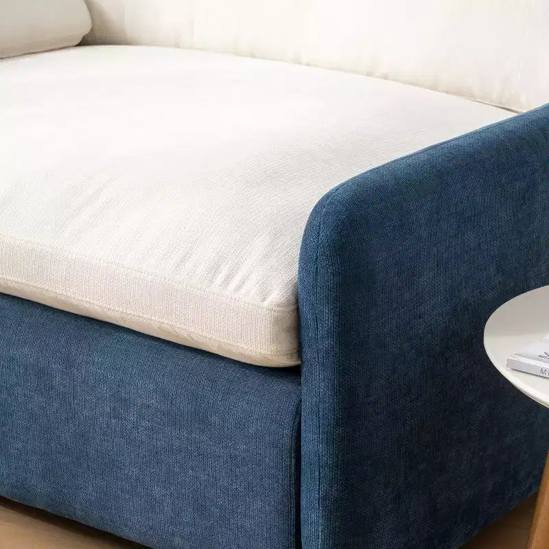 Sillón de chenilla de gran tamaño de 50" con bloques de color llamativos