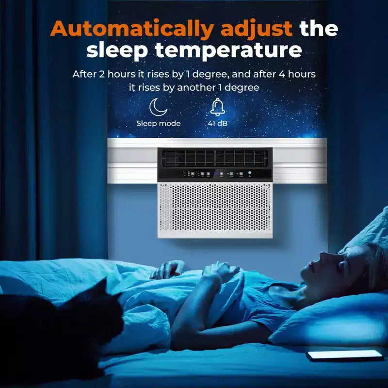 Window Air Conditioner 12000 BTU, 3 in 1 Ac Window Unit for Room Cools up to 550 Sq.Ft, Energy Saving mode,3 Fan Speeds & Quiet Operation