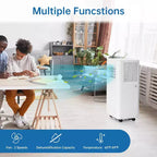 Garvee 10000 BTU Smart AC Unit with Remote Control, Cools Rooms up to 450 Sq.ft, White