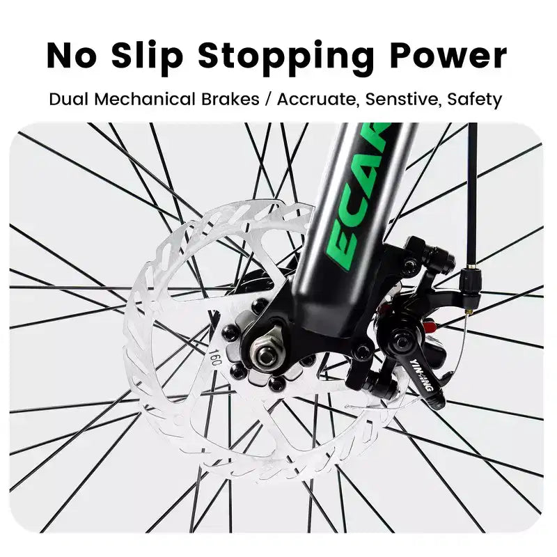 Sturdy Steel Frame for Adults, Commuting, Travel and Off-Road Cycling