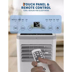 10,000 Btu Portable Air Conditioner with Heater For Room Up to 350 Sqft,3-In-1 Free Standing AC Unit With Fan & Dehumidifier, Sleep Mode, Auto Swing