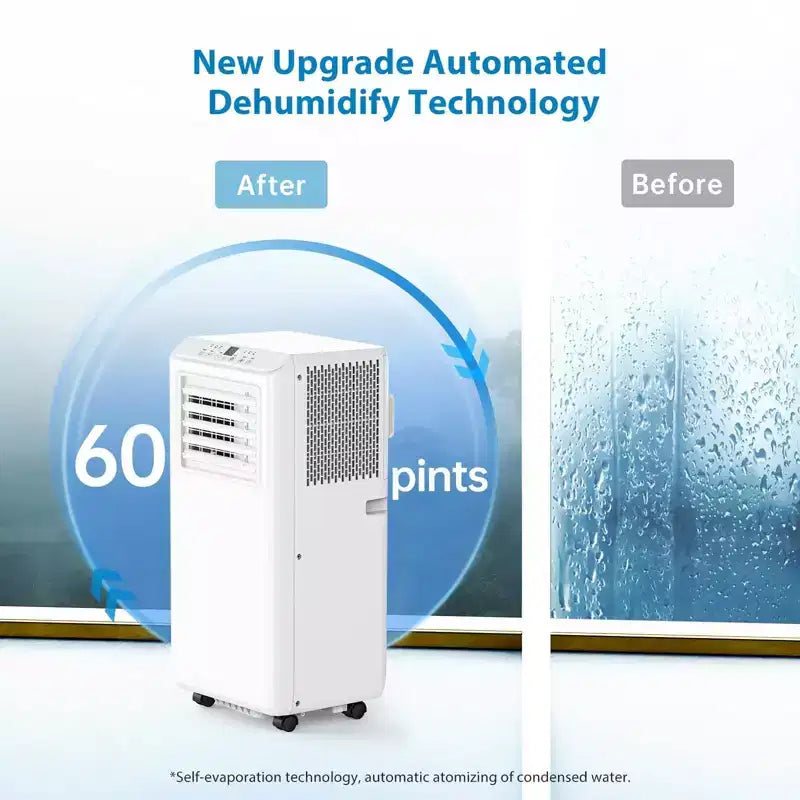 Portable Air Conditioners 10000 BTU, Energy Efficient AC Unit with Remote Control