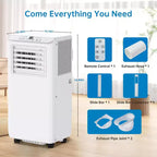 Portable Air Conditioners 10000 BTU, Energy Efficient AC Unit with Remote Control