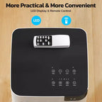Portable Air Conditioners, 8,000 BTU Portable AC Unit with Cool, Fan & Dry Modes/Energy Efficient/24Hrs Timer for Bedroom, White