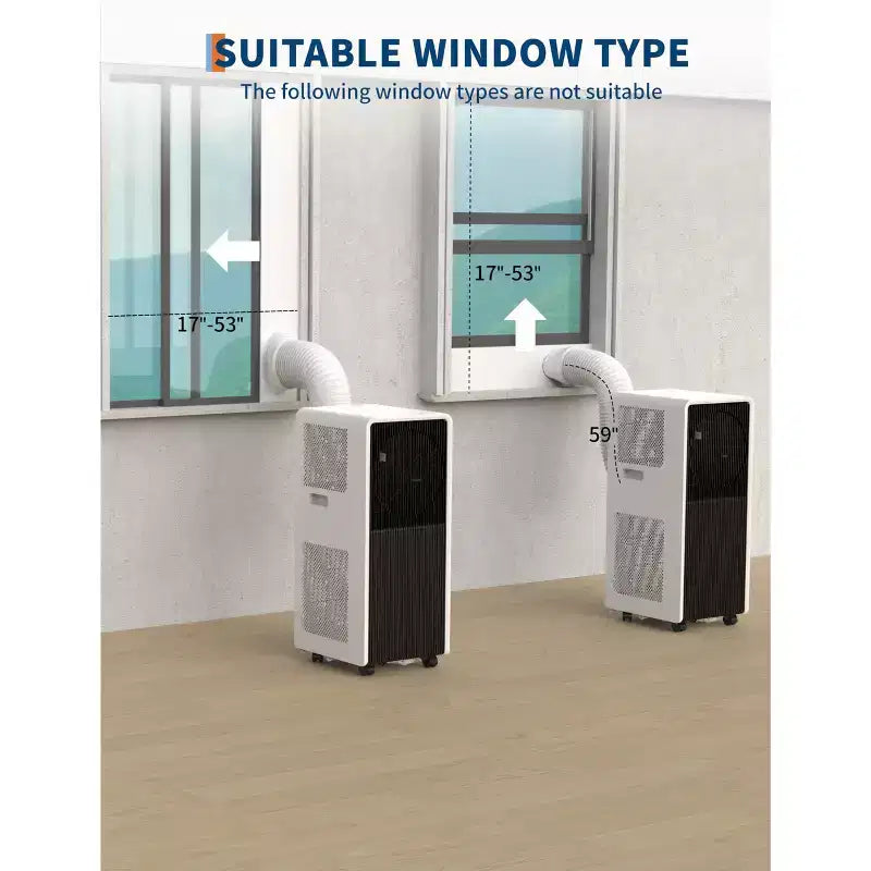 14,000 BTU Portable Air Conditioner with Remote Control