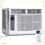 6000BTU Window Air Conditioner Units - Up to 250 Sq.Ft. 115V Air Conditioner Window Unit With Remote