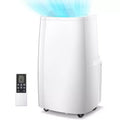 ZAFRO Portable Air Conditioners 14,000 BTU,Cooling, Dehumidifier & Fan 3-in-1,Air Conditioner Portable with Remote Control, Quiet