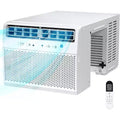 ZAFRO 12,000 BTU U-Shaped Air Conditioner Window Unit Cools up to 550 Sq.ft, Ultra Quiet Window Air Conditioner with Full Window View