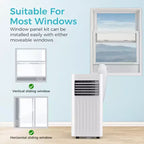 ZAFRO Portable Air Conditioners, Portable AC Unit Cools ,with Remote, 4 Modes Room Air Conditioners with Digital Display