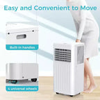 ZAFRO Portable Air Conditioners, Portable AC Unit Cools ,with Remote, 4 Modes Room Air Conditioners with Digital Display