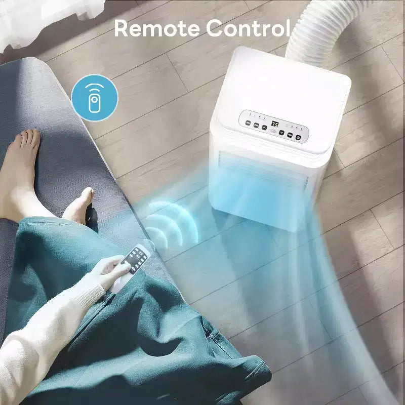 ZAFRO Portable Air Conditioners for Room. Ft Portable Ac Quiet Unit with Cooling, Dehumidifier, Fan, Sleep Mode,Remote Control