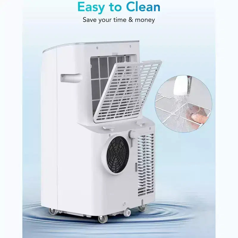 Portable Air Conditioner, 12000 BTU Stand Up AC Unit with Fan and Dehumidifier, Cools Rooms Up to 400 sq ft for Home Office Bedroom