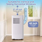 Portable Air Conditioners, Flarhetoric 10000 BTU Cooling/Fan/Dry 3 IN 1 Portable Ac unit for Room 560 SQ.FT, Units for Low Noise rooms