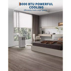 Portable Air Conditioners, Flarhetoric 10000 BTU Cooling/Fan/Dry 3 IN 1 Portable Ac unit for Room 560 SQ.FT, Units for Low Noise rooms