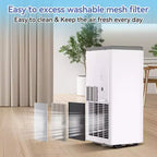 8,000 BTU Portable Air Conditioner,Portable AC Unit for Bedroom up to 350 Sq. Ft, Cooling, Dehumidifier, Floor Standing Air Conditioner, 24H Timer