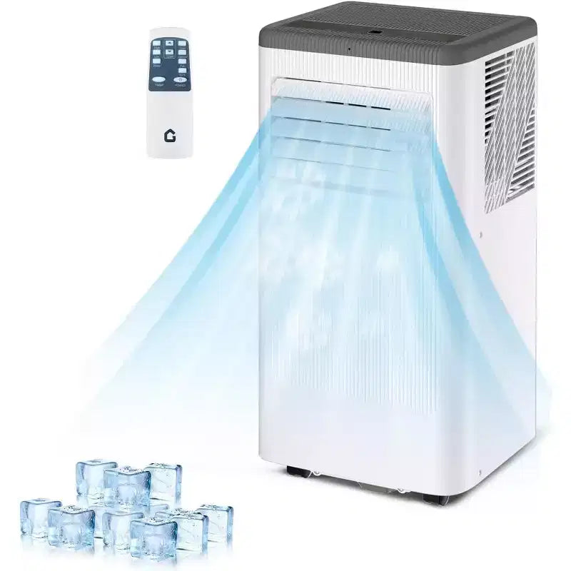 8,000 BTU Portable Air Conditioner,Portable AC Unit for Bedroom up to 350 Sq. Ft, Cooling, Dehumidifier, Floor Standing Air Conditioner, 24H Timer