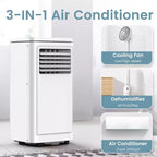 ZAFRO Portable Air Conditioner, Air Conditioner with Cooling, Fan, Dehumidifier, Sleep Mode, 55 db, Cooling up to 450 Sq. Ft