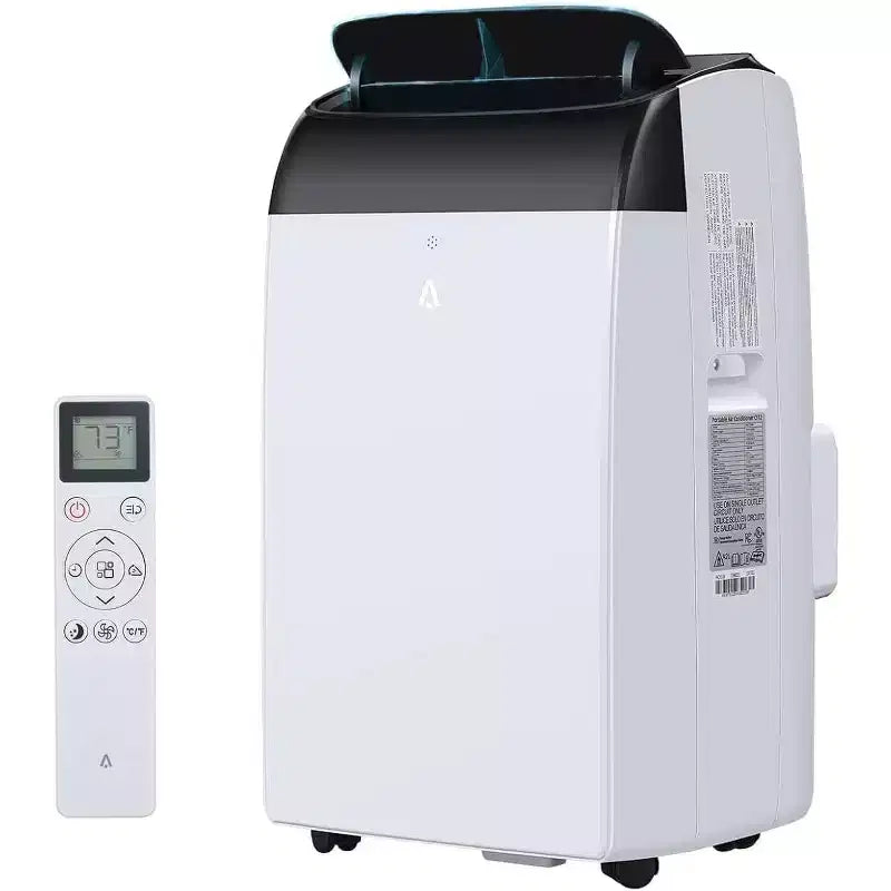 Acekool 12,000 BTU Portable AC - 3-in-1 Cooling, Dehumidifier & Fan for Rooms Up to 550 Sq.Ft, LED Display, Remote Control