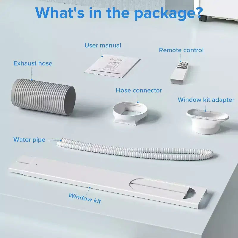ZAFRO Portable Air Conditioners, Portable AC Unit with Cool, Fan & Dry Modes/Fast Cooling/Energy Efficient/Remote Control