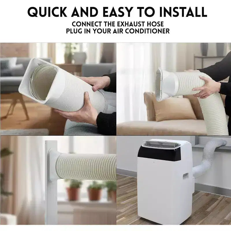 Acekool 10000 BTU Portable Air Conditioner, 3-in-1 AC with Fan & Dehumidifier, Remote, 3 Speeds, 24H Timer, Cools Rooms Up to 450 Sq.Ft, Easy Install