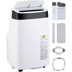 Acekool 10000 BTU Portable Air Conditioner, 3-in-1 AC with Fan & Dehumidifier, Remote, 3 Speeds, 24H Timer, Cools Rooms Up to 450 Sq.Ft, Easy Install