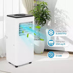 Acekool 14000 BTU Portable Air Conditioner, 3-in-1 Quiet AC with Dehumidifier & Fan, Remote, Timer, Cools Up to 750 Sq.Ft, Easy Install, Mobility