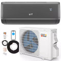 Costway 9100BTU Wifi Enabled Mini Split AC 20.5 SEER2115V Inverter Air Conditioner White/Gray
