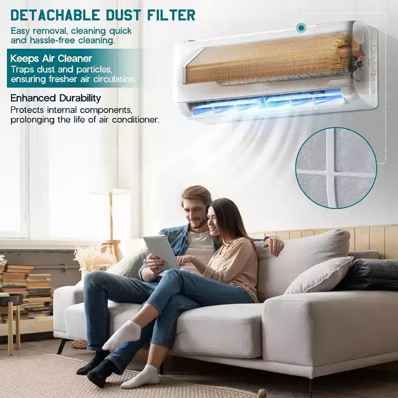 AMERLIFE Mini Split Air Conditioner Heat Pump, Energy Star Inverter AC with Wi-Fi Smart Control