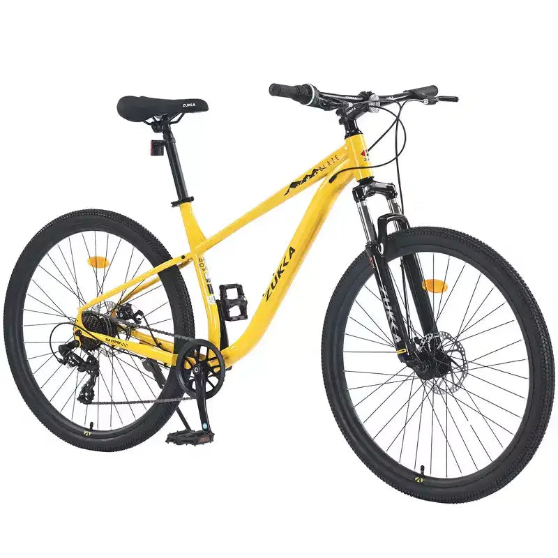 Whisen 27.5 Mountain Bike with 8 Speed Rear Derailleur, Front Suspension, Steel Frame