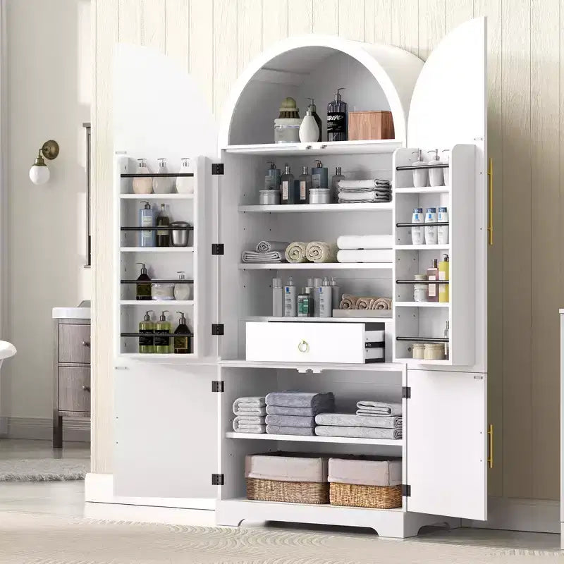 Armario alto de cocina con arco de 72 pulgadas