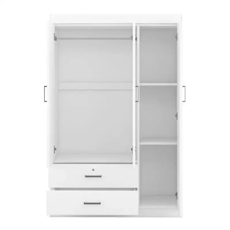 Armario de madera de 3 puertas