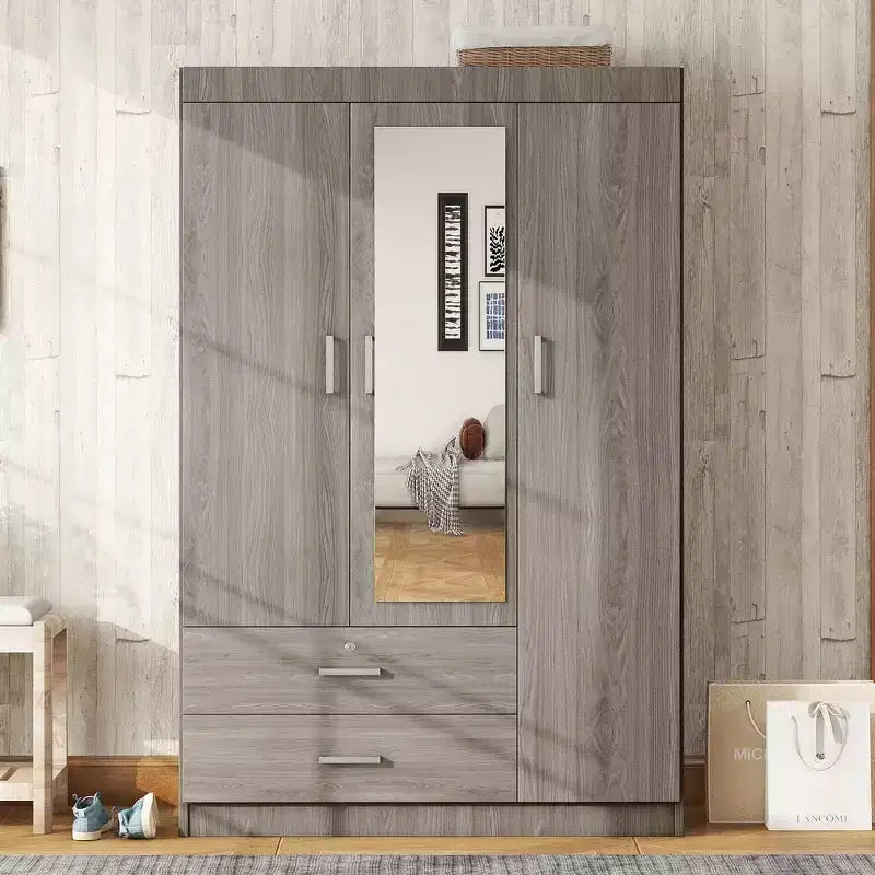 Armario de madera de 3 puertas