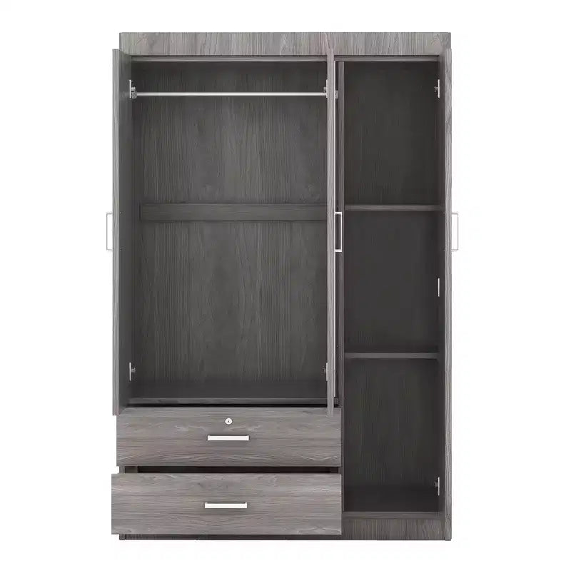 Armario de madera de 3 puertas