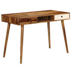 Escritorio 110x55x76 cm Madera maciza de acacia