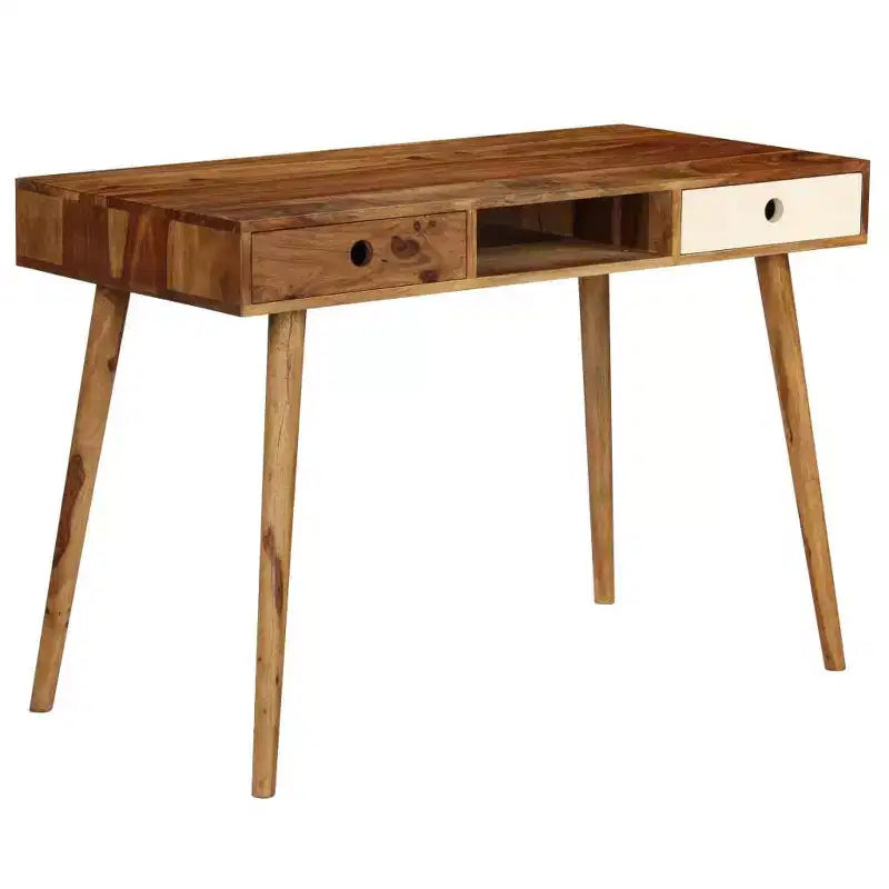 Escritorio 110x55x76 cm Madera maciza de acacia