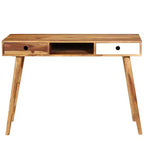 Escritorio 110x55x76 cm Madera maciza de acacia