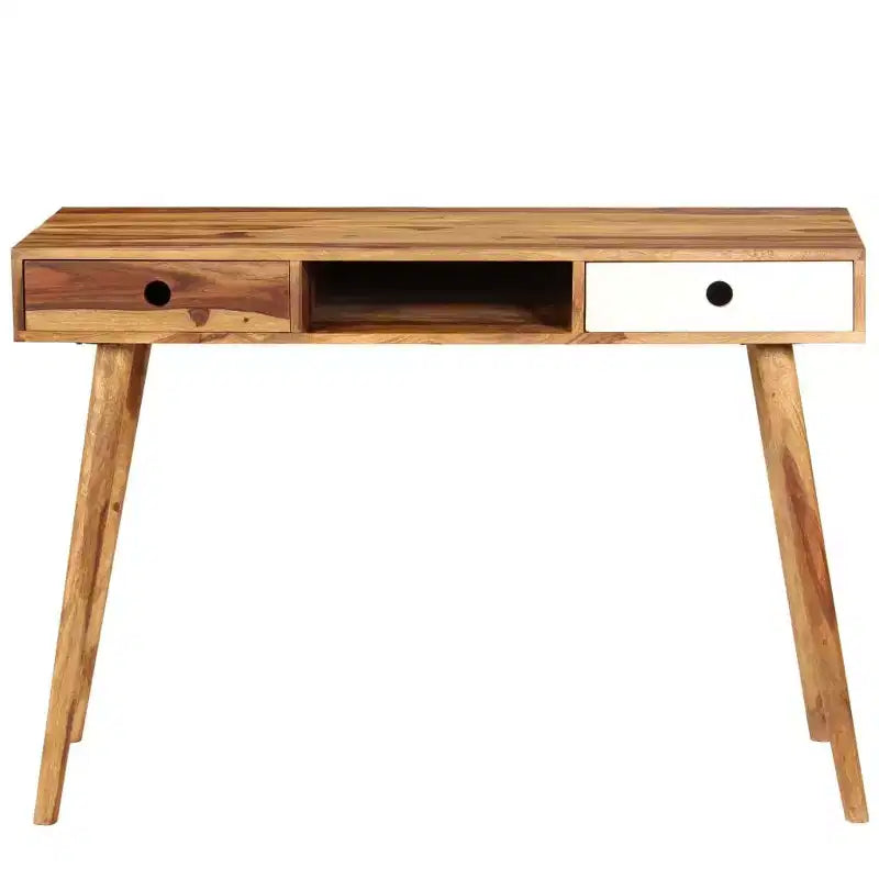 Escritorio 110x55x76 cm Madera maciza de acacia