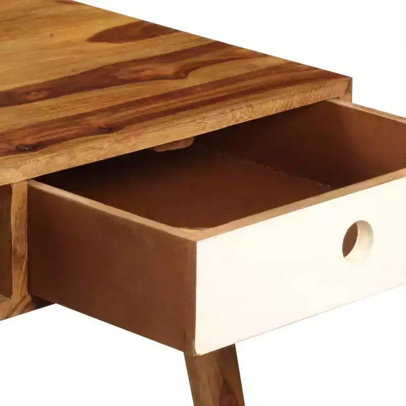 Escritorio 110x55x76 cm Madera maciza de acacia
